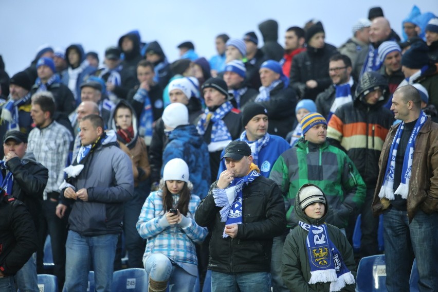 Ruch Chorzów Piast Gliwice zdjęcia kibiców