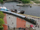 Pociąg Pirat dojechał do Kołobrzegu. Przystanek końcowy - latarnia morska