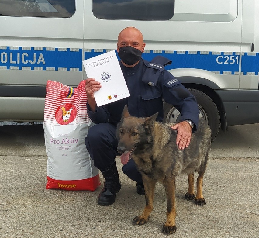 Kolejny pies z policji w Bydgoszczy idzie na emeryturę....