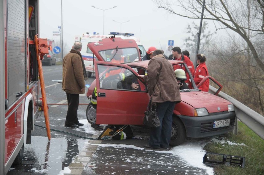 Wypadek na obwodnicy Kedzierzyna-KoLla. W sobote, 13...