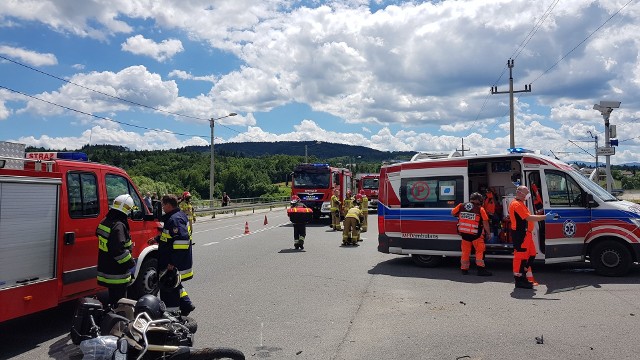 Wypadek wyglądał groźnie