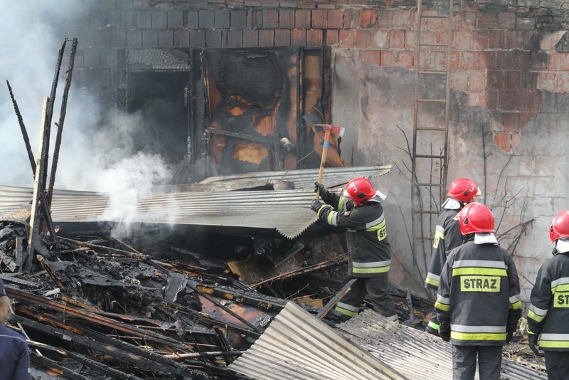 Pożar przy Krakowskiej, Wrocław, 25.07.2015