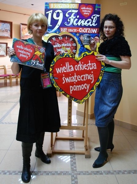 W niedzielny finał Wielkiej Orkiestry Świątecznej Pomocy zaangażowały się Renata Jasek i Marta Augustyn-Pulkowska z Kozienic