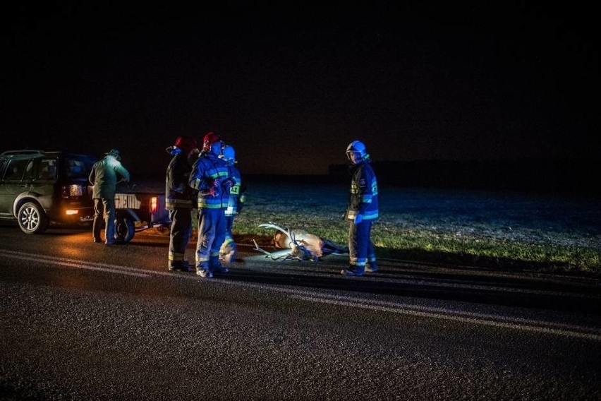 Groźny wypadek na drodze między Święciechową a Gołanicami w...