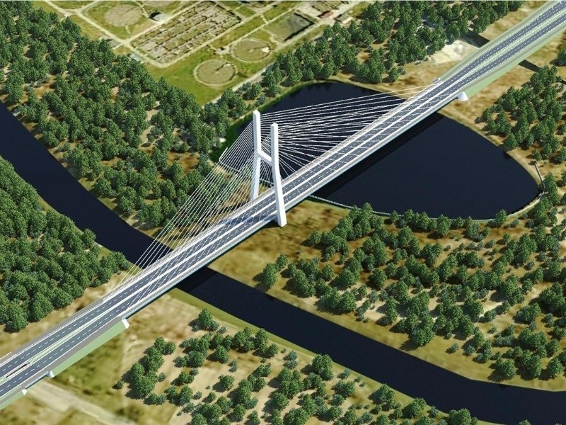 Nowy, podwieszany most ma mieć 400 metrów długości. Będzie...