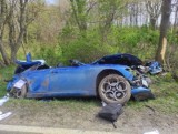 Śmiertelny wypadek na DK35 Wrocław - Świdnica. Zderzenie 3 aut, jedna osoba nie żyje