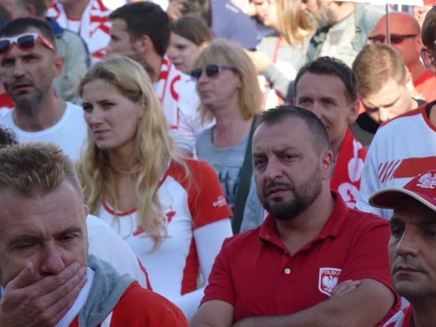 Euro 2016. Strefa kibica w Koszalinie. Mecz Polska - Ukraina