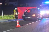 Tragiczny wypadek w Łasinie. Samochód potrącił rowerzystę [zdjęcia]