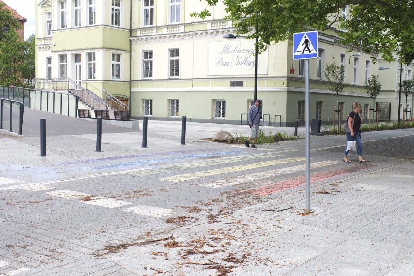 Kolorowego przejścia nie będzie. ZIM naprawia i zgłasza dewastację na policję