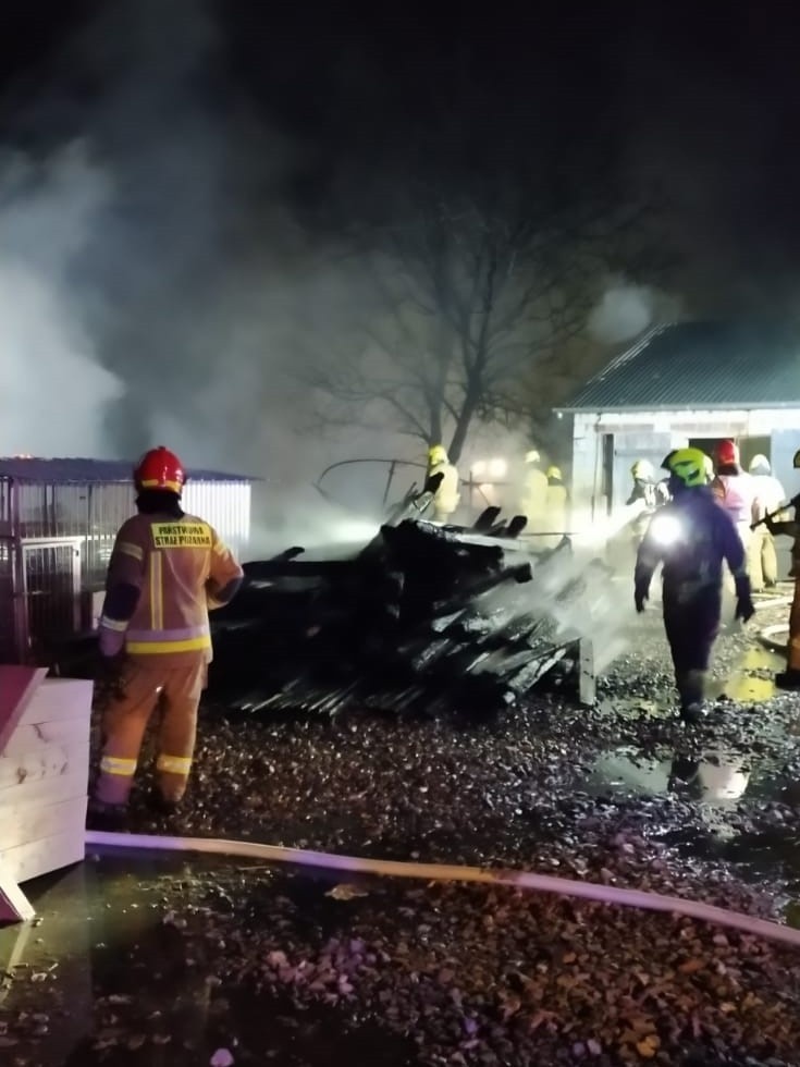 Pożar budynku gospodarczego. Straty oszacowano na 150 tys. zł