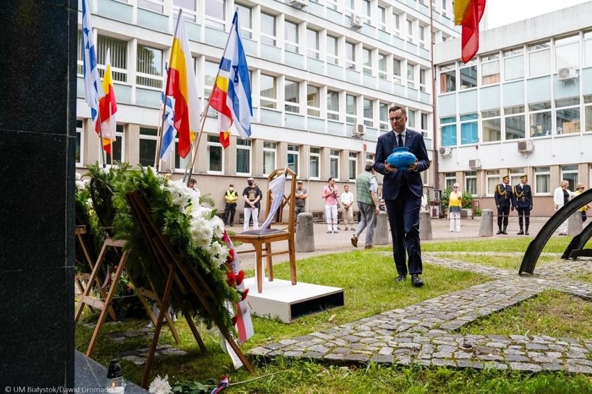 Wielka Synagoga w Białymstoku została spalona przez Niemców...