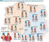 Sondazowe wyniki wyborów prezydenckich 2015. Duda i Komorowski podzielili Polskę na pół