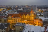 Piękna i bajkowa zima w Gliwicach, Sosnowcu, Będzinie. Niesamowite zdjęcia z drona Roberta Neumanna z From the Sky