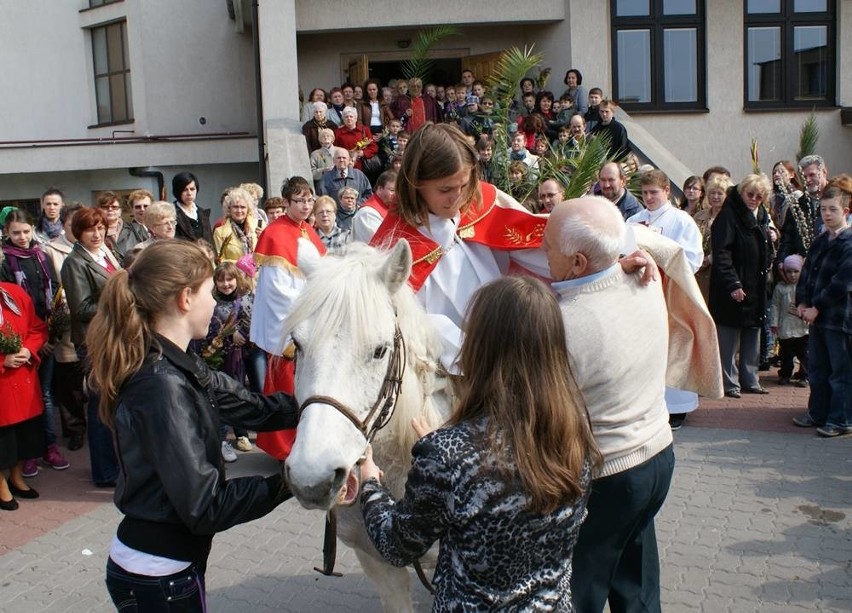 Obchody Palmowej Niedzieli w parafii Świętego Ducha w Inowrocławiu