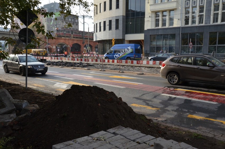 Remont na ul. Świdnickiej. Budowa nowego przejścia dla...