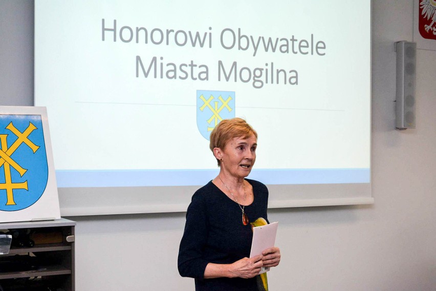 To była promocja książki o honorowych obywatelach Mogilna autorstwa prof. Danuty Konieczki-Śliwińskiej