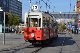 Zabytkowe tramwaje na linii nr 13 z Katowic do Siemianowic Śląskich ZDJĘCIA