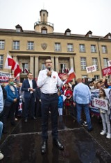 Premier Mateusz Morawiecki w Koszalinie. Było emocjonująco [ZDJĘCIA, WIDEO]