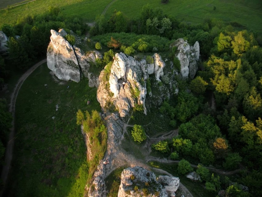 Jura Krakowsko-Częstochowska z lotu ptaka [ZDJĘCIA]