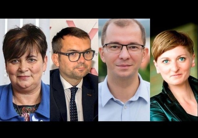 Od lewej: Danuta Papaj, Marcin Różycki, Michał Braun, Agata Wojda