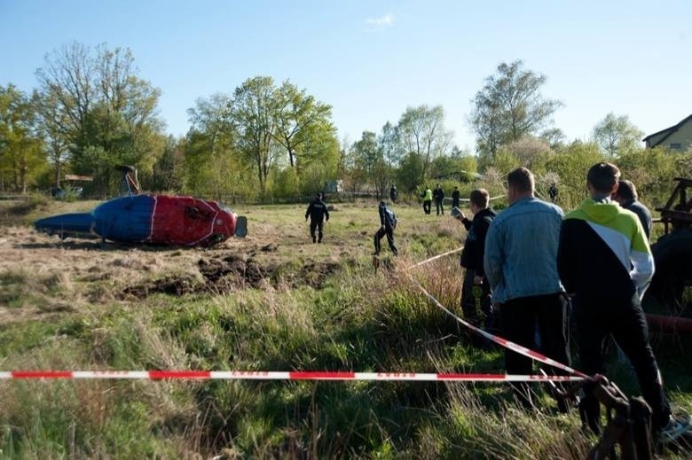 Wypadek śmigłowca w Czystej koło Słupska, 1 maja 2014