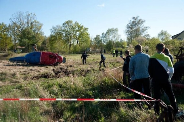 Wypadek śmigłowca w Czystej koło Słupska, 1 maja 2014