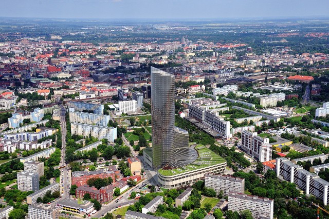 Sky Tower we Wrocławiu - najbardziej znana inwestycja LC Corp