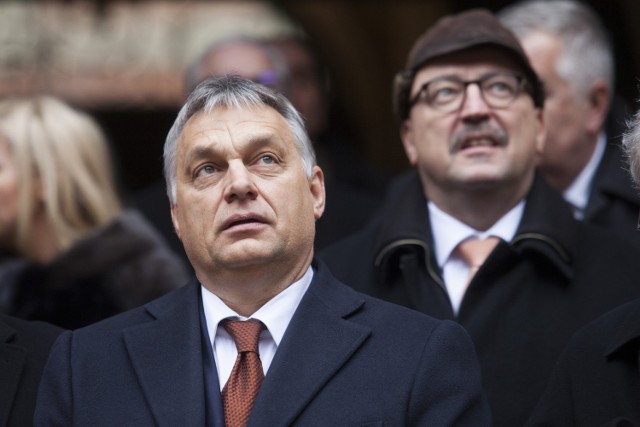 Wiktor Orban w Krakowie.