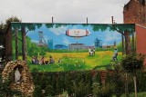 Zabrze. Nowy mural na stulecie miasta powstał w dzielnicy Zandka. Przedstawia zieloną stronę miasta [ZDJĘCIA]