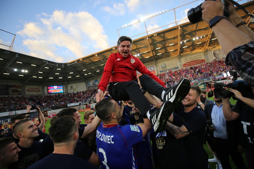 Piast Gliwice wygrał z Lechem Poznań 1:0 w ostatniej kolejce...