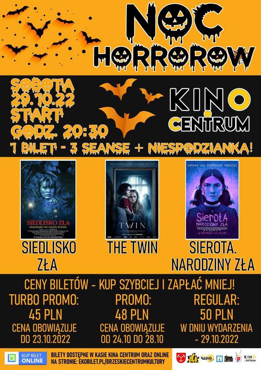Kino Centrum w Brzegu, godz. 20.30, Noc Horrorów – w...