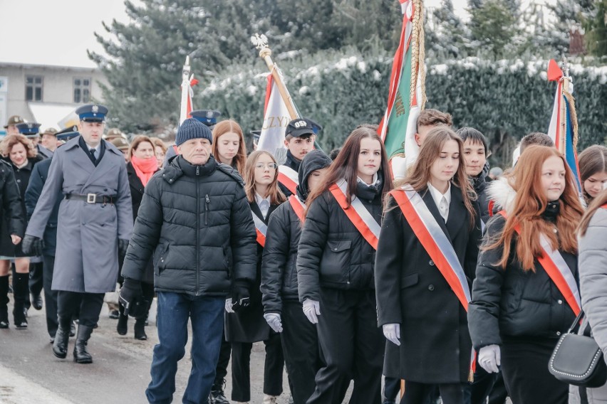 Noworoczne spotkanie służb mundurowych w Gniewczynie.