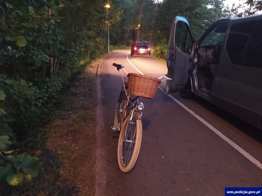 Węgorzewo. Niecodzienny wypadek na ścieżce rowerowej:...