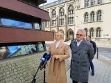 Bodnar i prezes DZPS Wojciech Rozdolski pod rękę. Obiecują nową, siatkarską halę we Wrocławiu