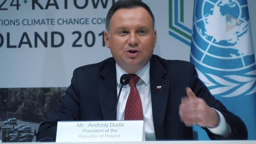 Prezydent Duda na COP24. Nie ma dzisiaj w Polsce strategii...