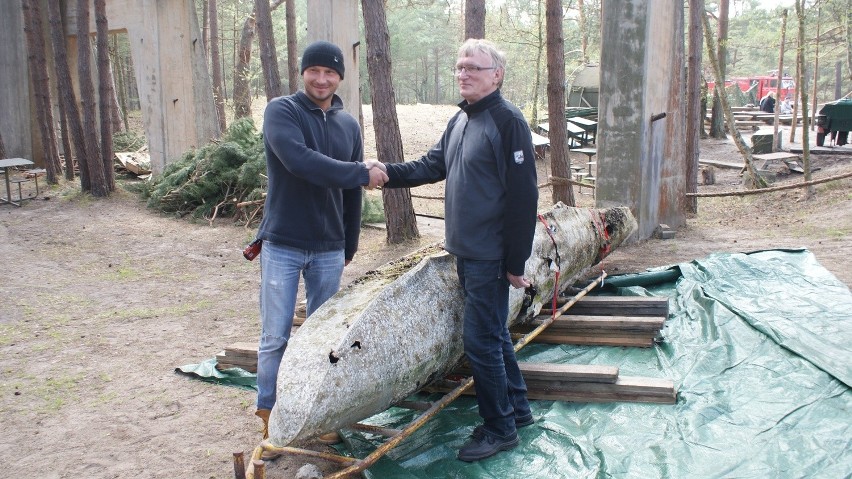 Pływak z samolotu Lublin R.XIII Hydro, po zakończeniu...