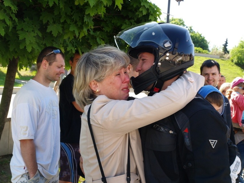 Tomasz Kucharzyk wyruszył motocyklem w podróż dookoła Europy (ZDJĘCIA)