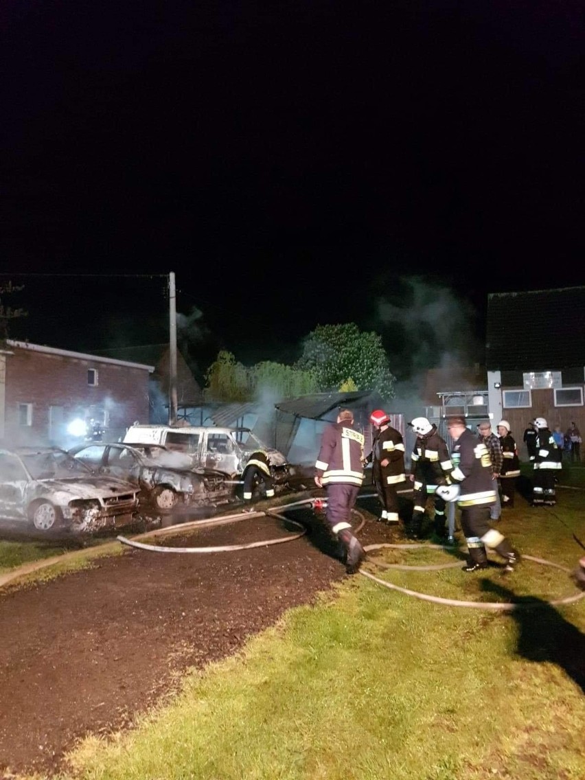 Nocny pożar w Przechodzie w powiecie nyskim. To mogło być podpalenie