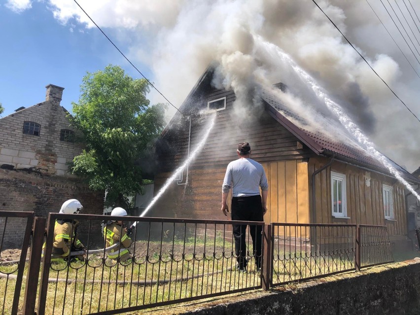Pożar w miejscowości Górki Sypniewo