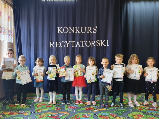 W przedszkolu w Klwowie odbył się konkurs recytatorski.