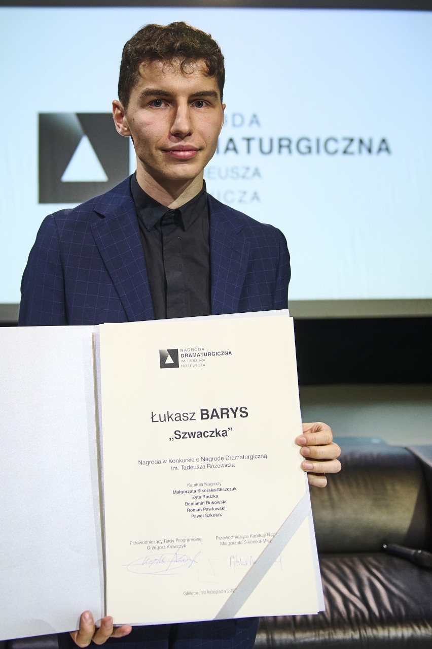 Łukasz Barys został laureatem II edycji Nagrody...