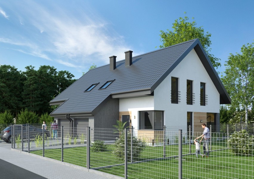 Na ulicy Klwateckiej w Radomiu budują osiedle domków mieszkalnych. Rozpoczął się drugi etap inwestycji. Zobacz wizualizacje