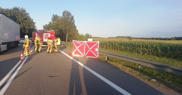 Śmiertelny wypadek na DK6 koło Potęgowa. Nie żyje motocyklista