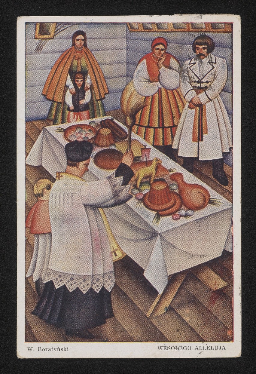Niezwykłe świąteczne kartki pocztowe z początku XX wieku [GALERIA]