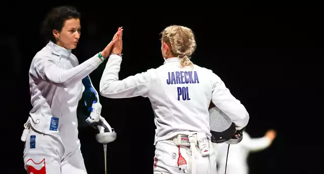 Aleksandra Jarecka na podium pierwszych zawodów Pucharu Świata