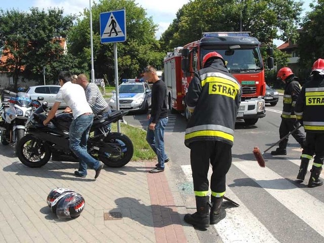 Wypadek na skrzyżowaniu ulic: Szczecińska / Brzozowa w Koszalinie.