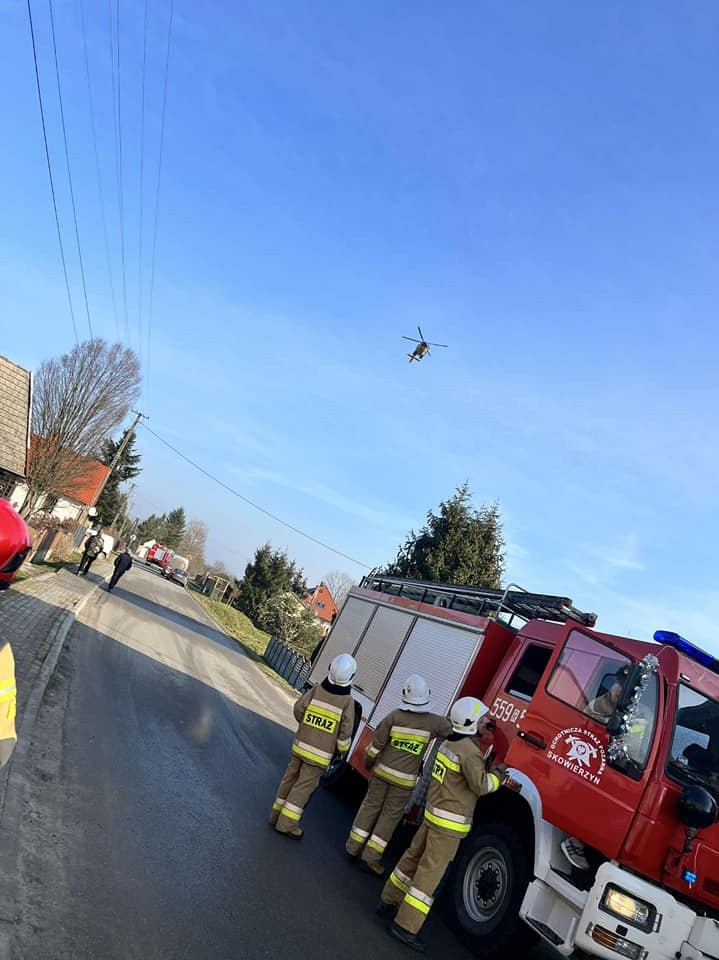 Do wypadku doszło w jednym z domów w Dzierdziówce,...