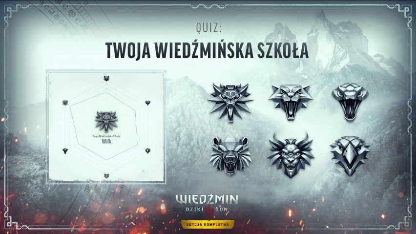 Wiedźmiński QUIZ - rozwiąż i sprawdź, jakim typem wiedźmina...