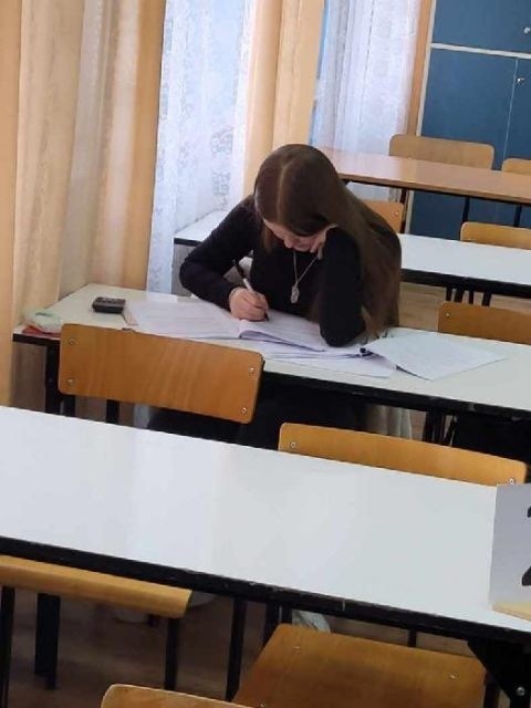 Próbna matura z matematyki w Zespole Szkół w Połańcu. Pisali ją licealiści