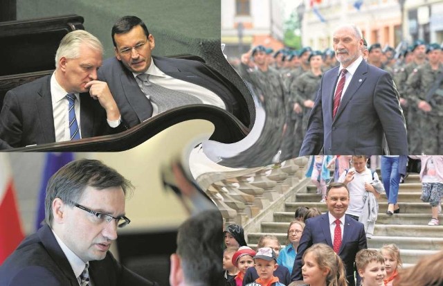 Jarosław Gowin, Mateusz Morawiecki, Antoni Macierewicz, Zbigniew Ziobro, może prezydent Andrzej Duda? Kto okaże się najsilniejszy w PiS